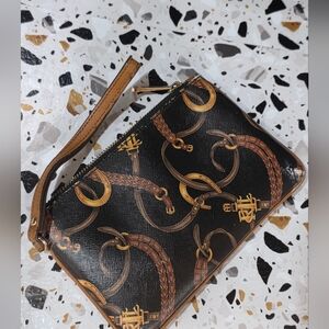 Lauren Ralph Lauren Print Zip Wallet